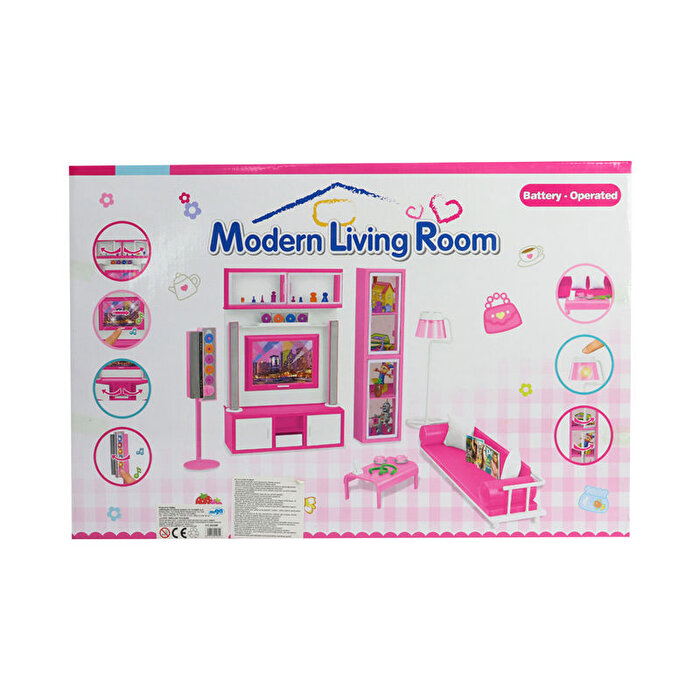 Modern Sesli Ve Işıklı Yaşam Oturma Odası Oyun Seti