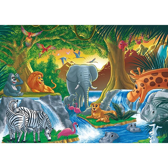Ks Puzzle Animal In The Wild Jumbo Boy Puzzle 24 Parça