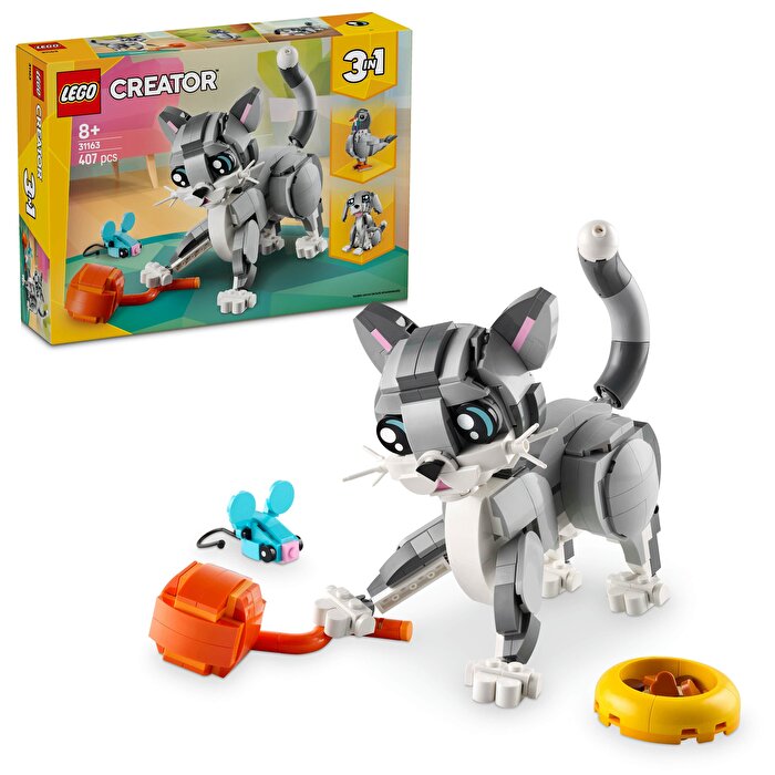 LEGO Creator 3'ü 1 Arada Oyunbaz Kedi 31163