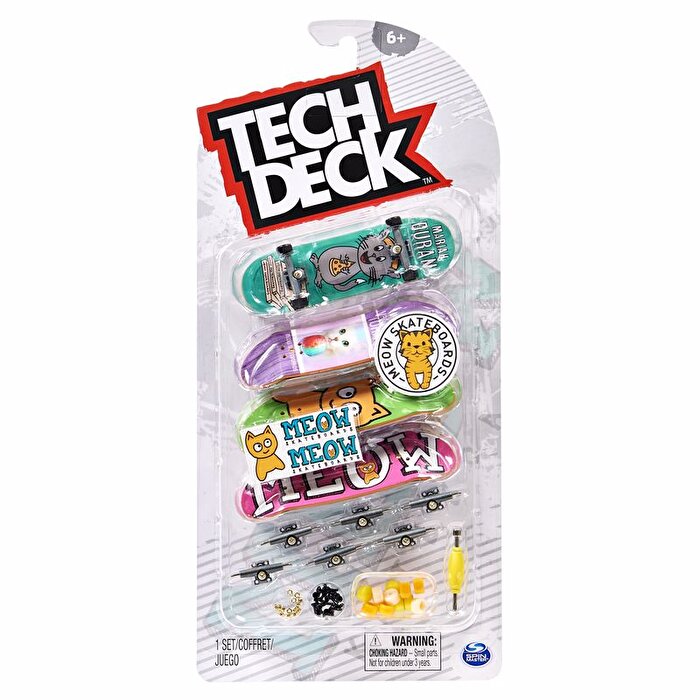 Tech Deck Dörtlü Paket Meow Meow