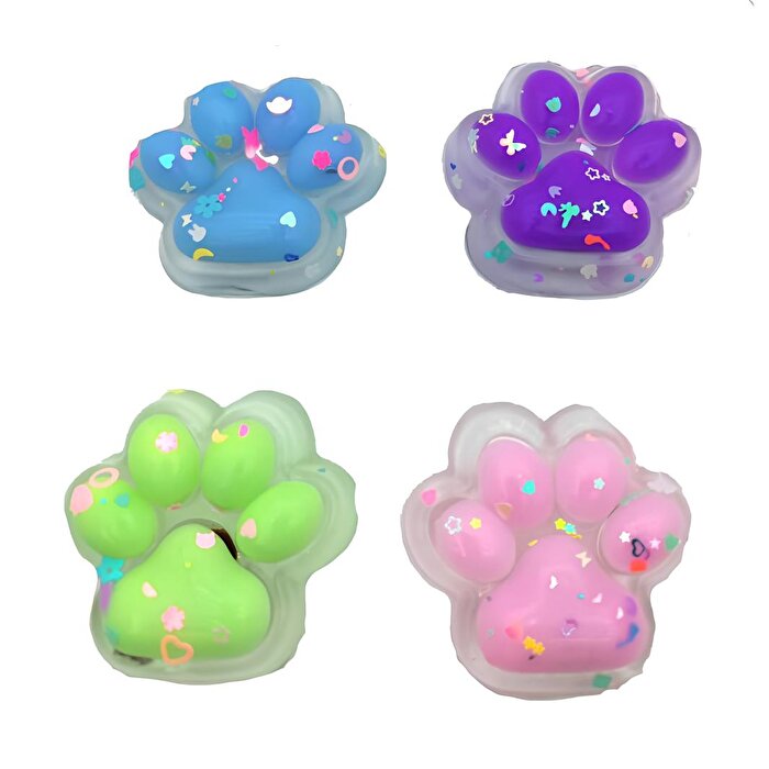 Işıklı Şeffaf Pati Squishy