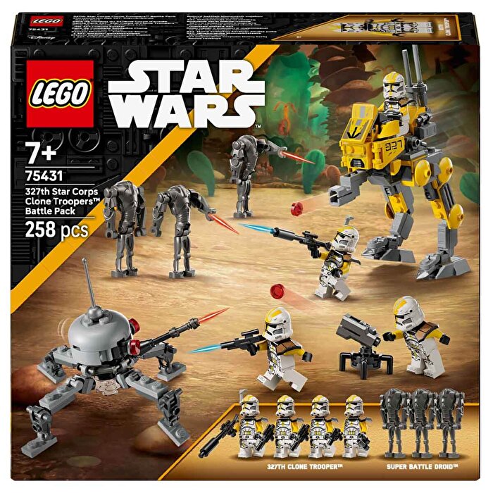 LEGO Star Wars 327. Star Corps Klon Trooper Savaş Paketi 75431