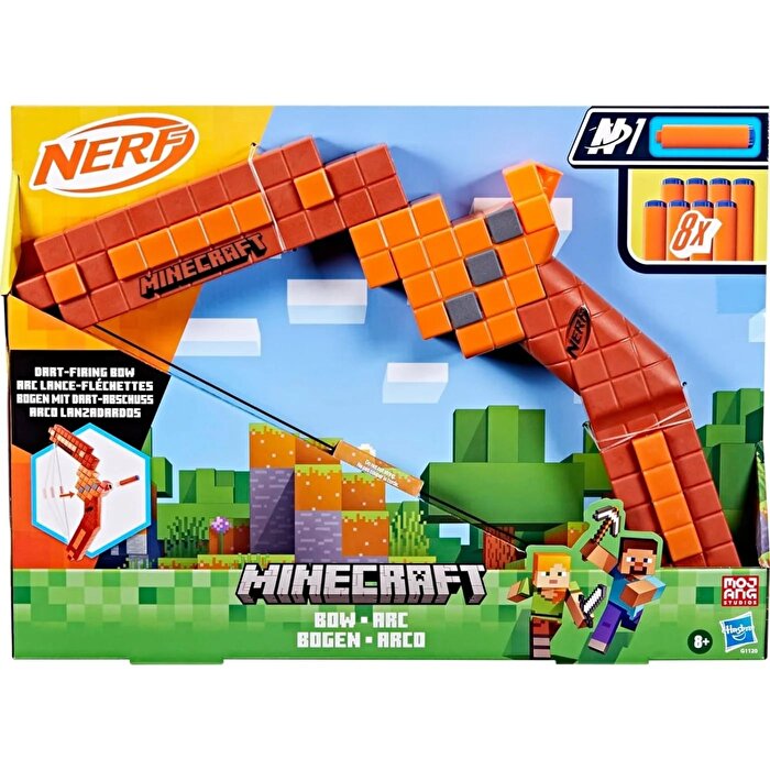 Nerf Minecraft Bow Dart Blaster G1120