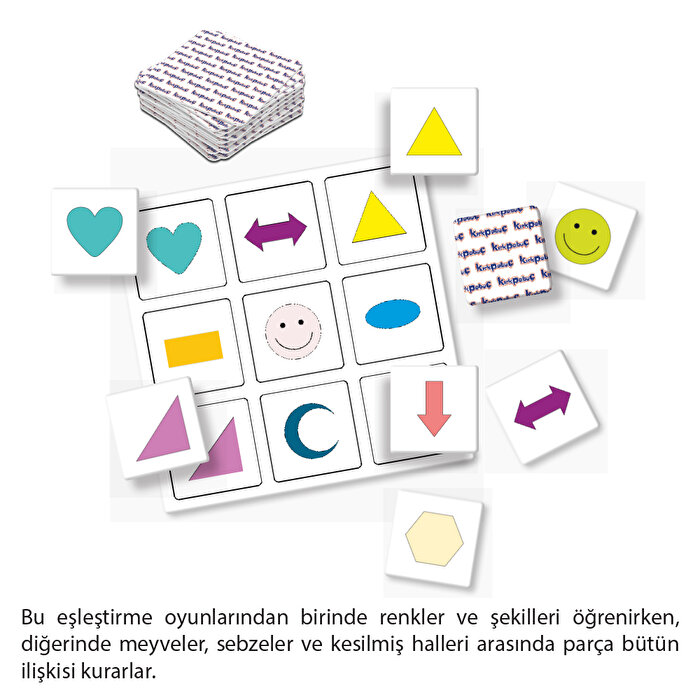Kırkpabuç Şekilleri Eşleştirelim Eğitici Oyun