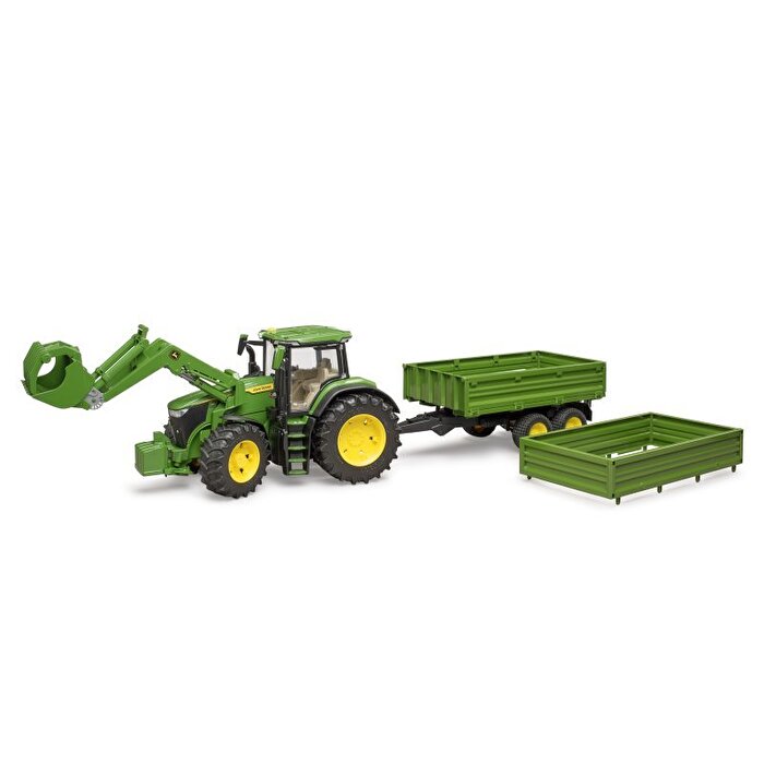 Bruder John Deere 7R 350 Kepçeli Traktör ve Römork