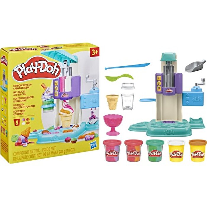 Play Doh Rainbow Swirl İce Cream Playset 4754