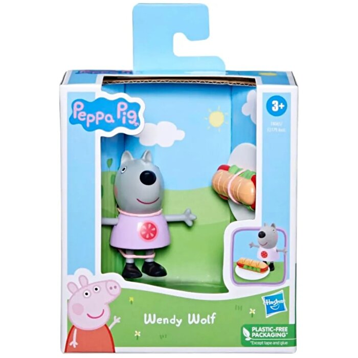 Peppa Pig ve Arkadaşları Sürpriz Tekli Figür Wendy Wolf F8065