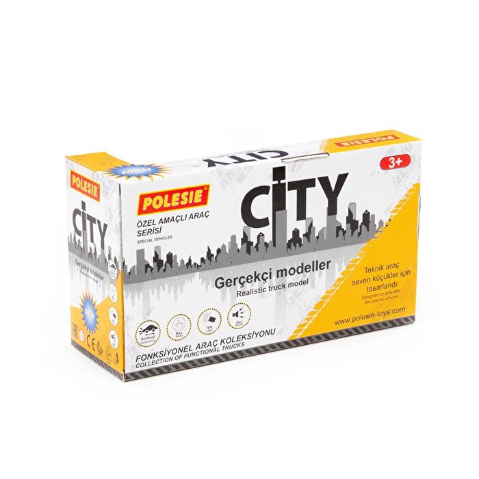 Polesie City Işıklı ve Sesli Ekskavatör