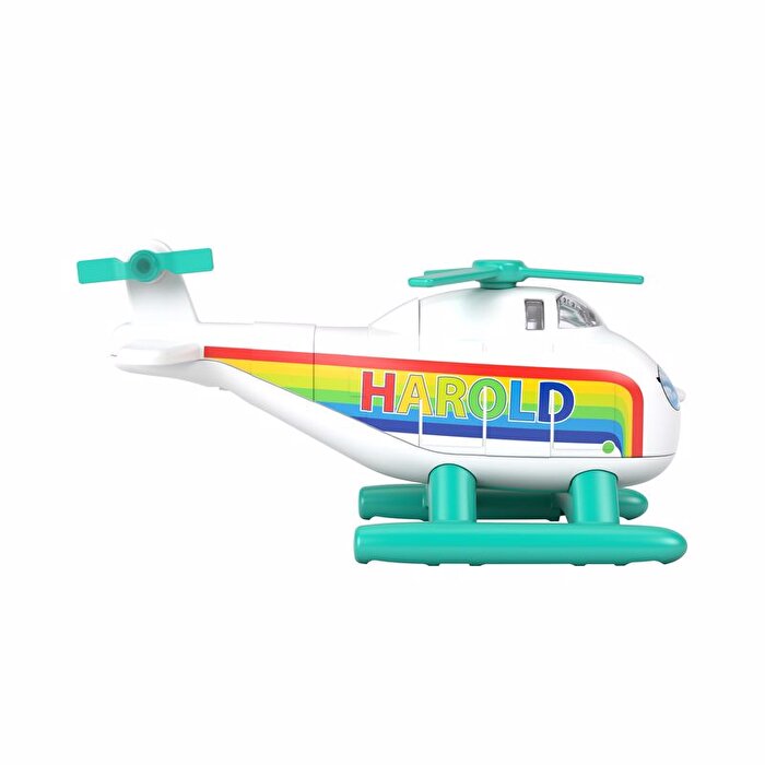 Thomas ve Arkadaşları Trackmaster Sür-Bırak Büyük Tekli Trenler Rainbow Harold GYV67