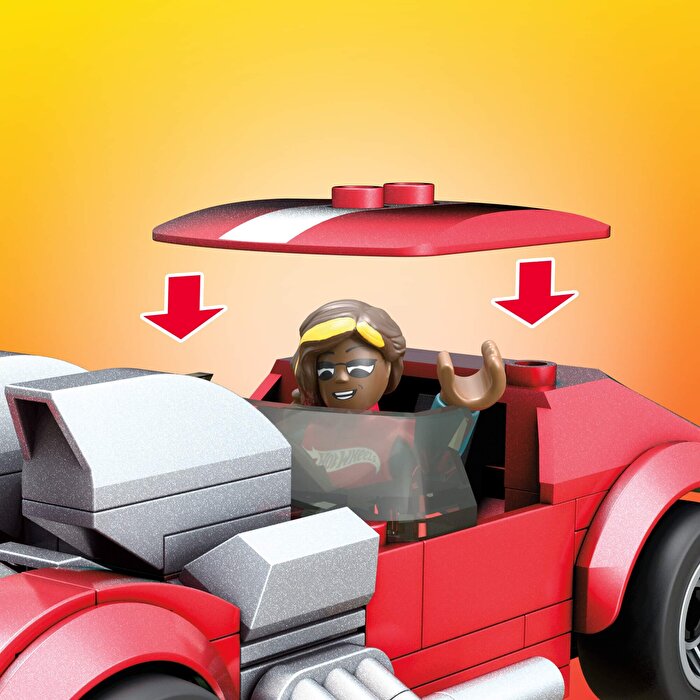 Mega Construx Hot Wheels Blok Araçlar Serisi Twin Mill HDJ90