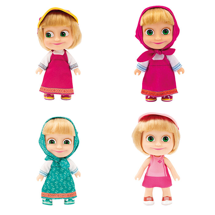 Masha & Koca Ayı S3 Masha 12 Cm Yaz Kıyafetli