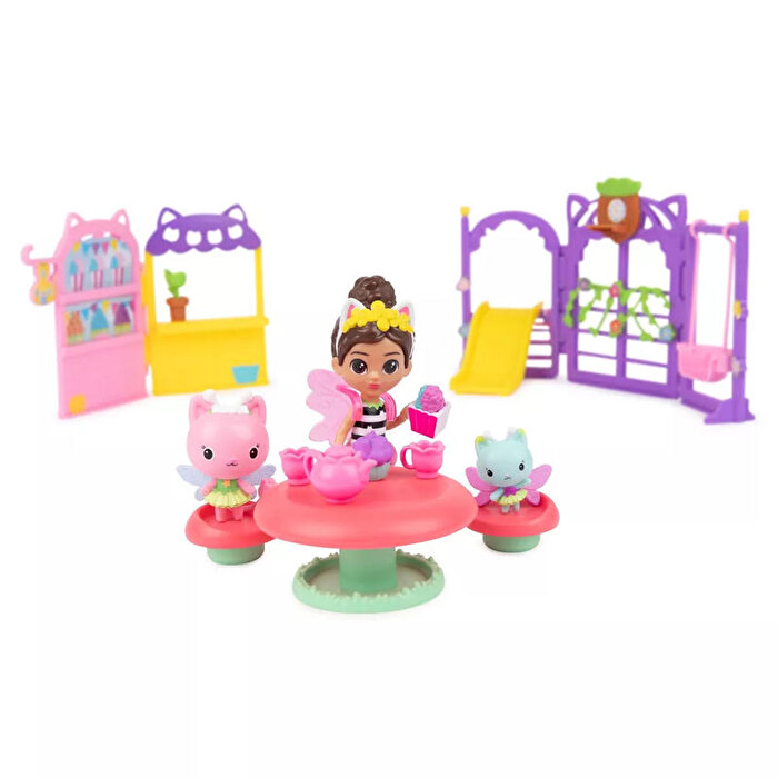 Gabby's Dollhouse Kitty Peri Bahçe Partisi Oyun Seti