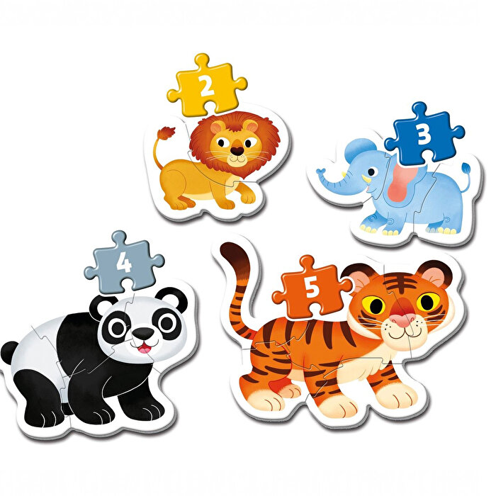 Clementoni İlk Puzzle Koleksiyonum Wild Animals