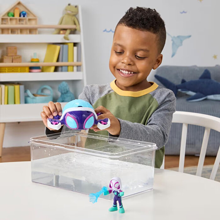 Spidey ve Arkadaşları Su Ağı Figür Oyun Seti Ghost Turtle G1466