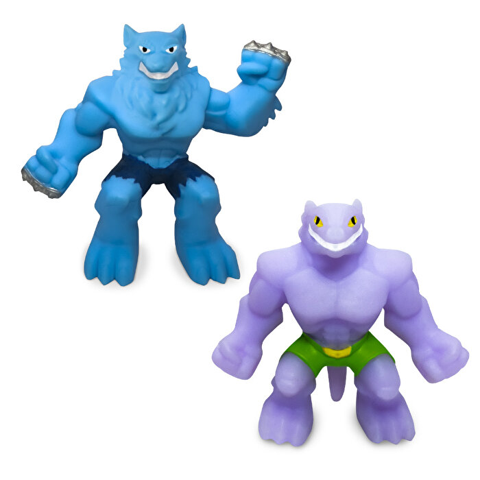 Elastikorps Fighters İkili Paket 7 Cm Rufus vs Drako