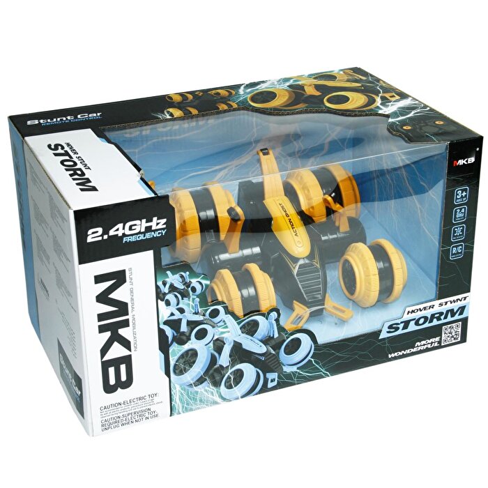 Uzaktan Kumandalı Full Fonksiyon Akrobat Storm Araba Turuncu