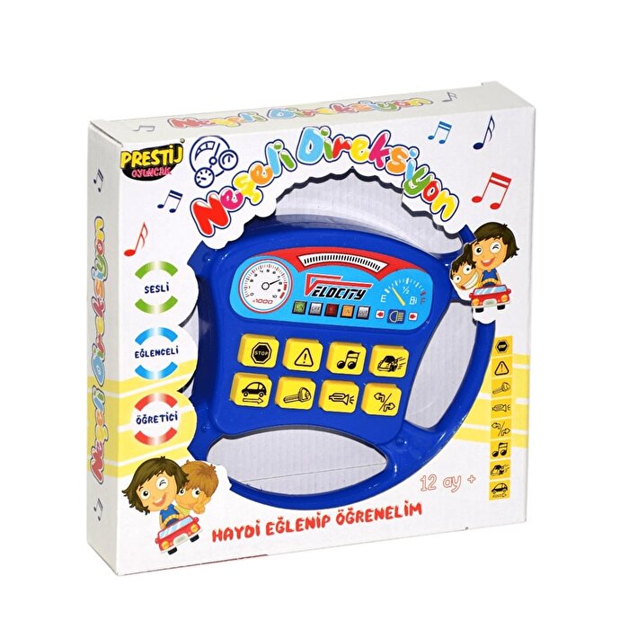 Pilli Neşeli Direksiyon Mavi