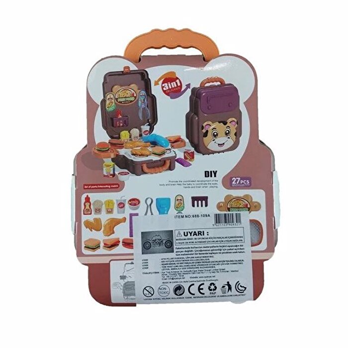 Sırt Çantası Fastfood Seti 27 Parça