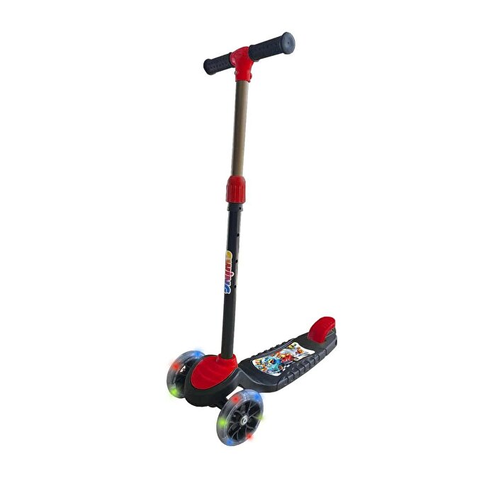 Swing Işıklı Scooter Kırmızı