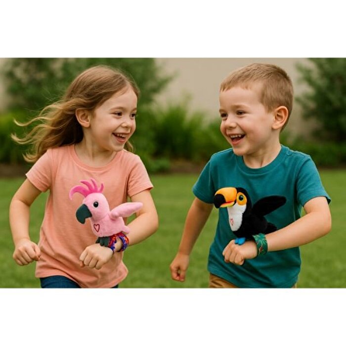 Happy Yappers Slap Bant Kırmızı Konuşan ve Taklit Eden Toucan