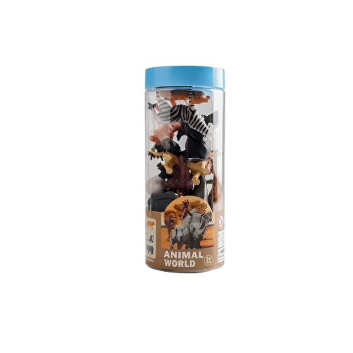 Tüpte Vahşi Hayvan Seti 12 Parça