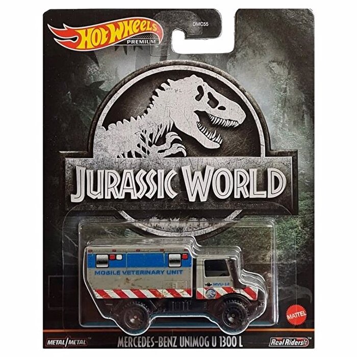 Hot Wheels Gösteri Dünyası Arabaları Jurassic World Mercedes-Benz Unimog U 1300L HCP08