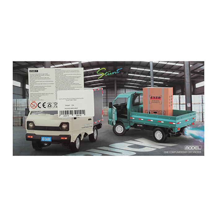 Şarjlı Kumandalı Duman Atan Kamyonet Yeşil