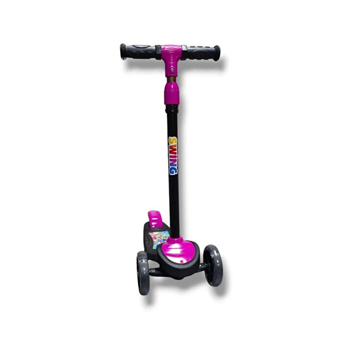 Swing Işıklı Scooter Pembe