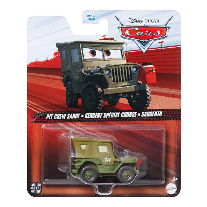 Cars 3 Tekli Karakter Araçlar Pit Crew Sarge JDL75