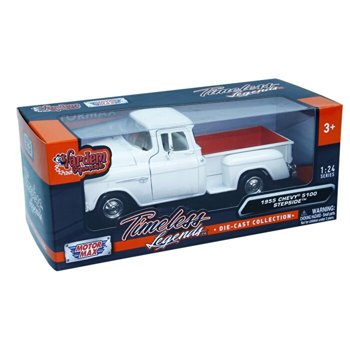 Motormax 1:24 1955 Chevy 5100 Stepside Beyaz