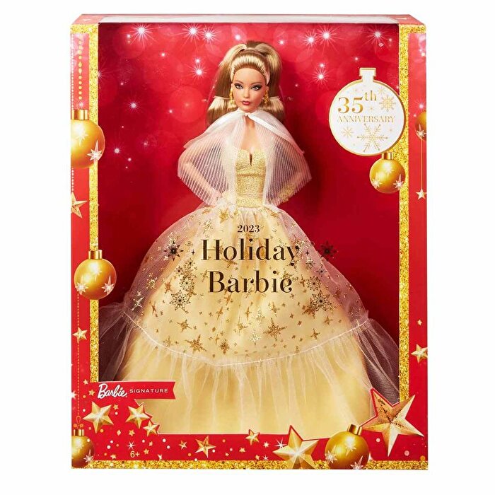 Barbie 2023 Mutlu Yıllar Bebeği Kumral HJX06