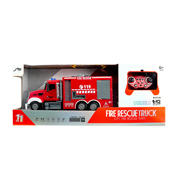 Uzaktan Kumandalı 1:12 İtfaiye Kamyonu