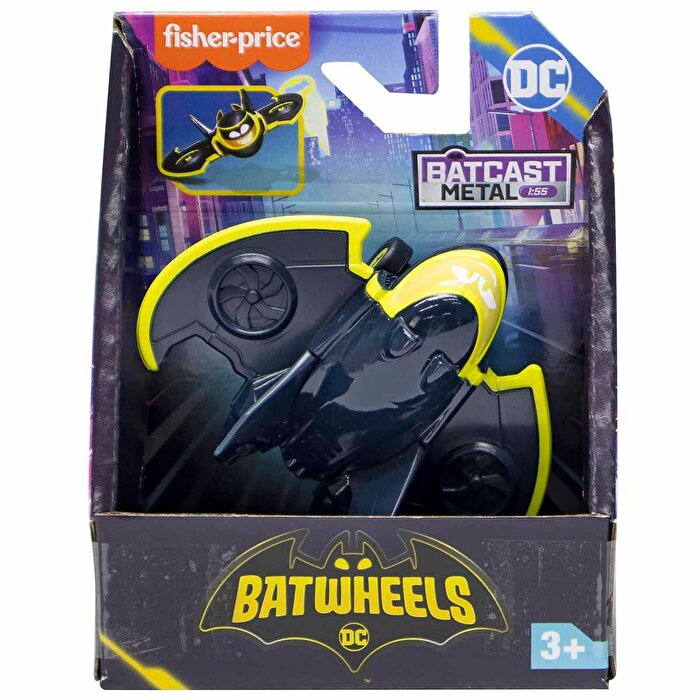 Fisher Price Dc Batwheels 1:55 Ölçekli Arabalar Batwing The Bat Plane