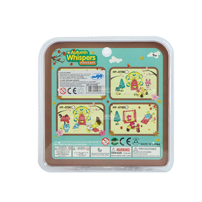 Sevimli Kedi Kaydırak Sarı Ağaçlı HY-078D