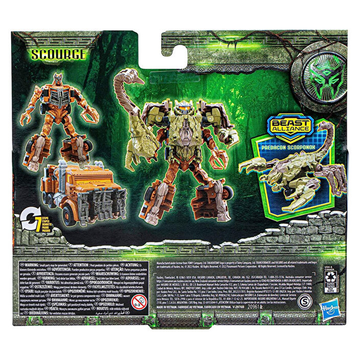 Transformers Rise Of The Beats Scourge ve Predacon Scorponok F4620