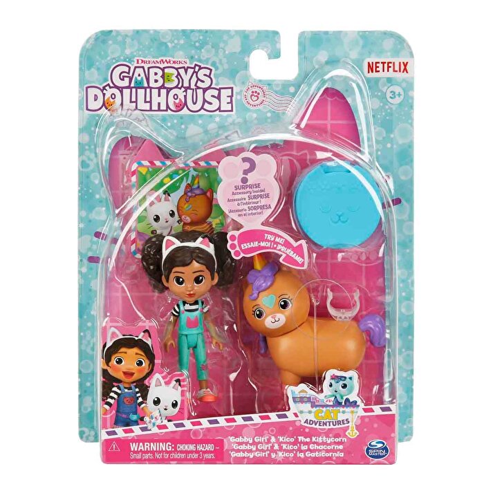 Gabby’s Dollhouse Cat Tivity Gabby ve Kico Figür Seti