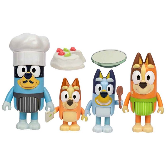 Bluey 4'lü Figür Seti Pavlova