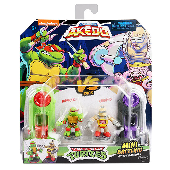 Akedo TMNT S1 2’li Paket 15241 Raphael vs Kraang