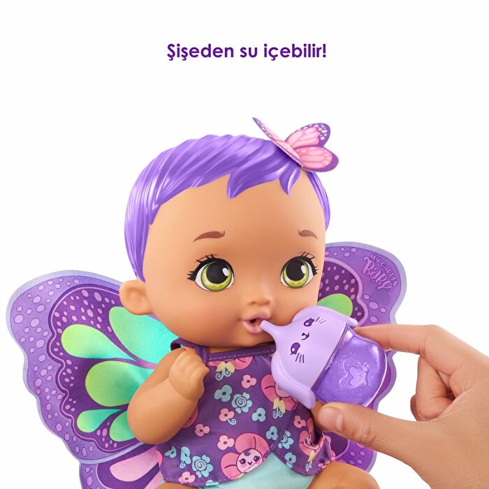 My Garden Baby Kelebek Bebeğimin Bakım Zamanı Mor Saçlı Bebek GYP11
