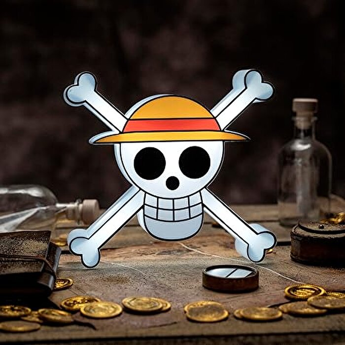 One Piece Skull Lamp Figür