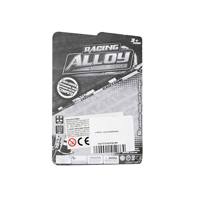 Renkli Çek Bırak Uçak Askeri̇ Mavi