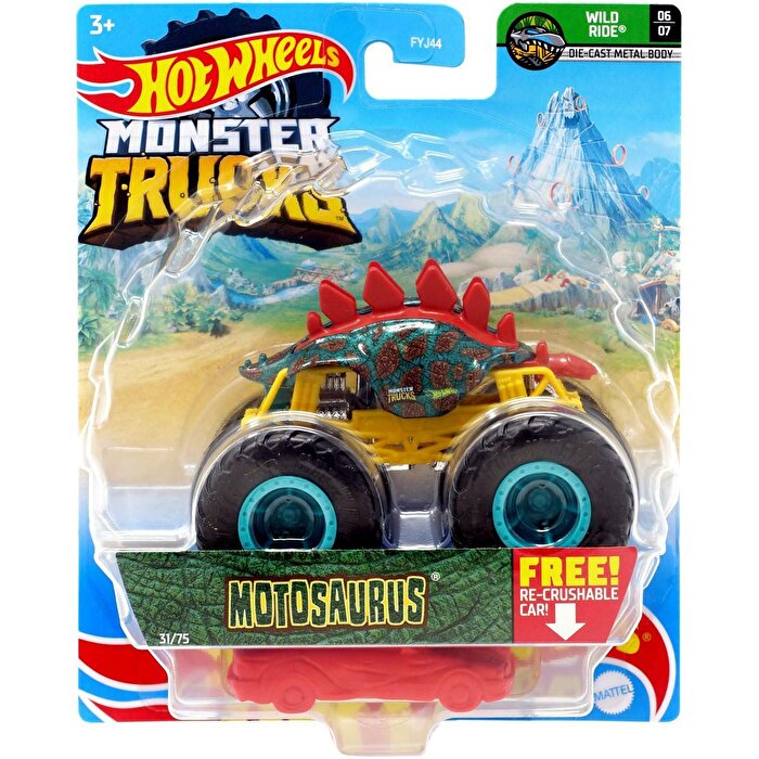 Hot Wheels Monster Trucks 1:64 Arabalar Motosaurus GWK17
