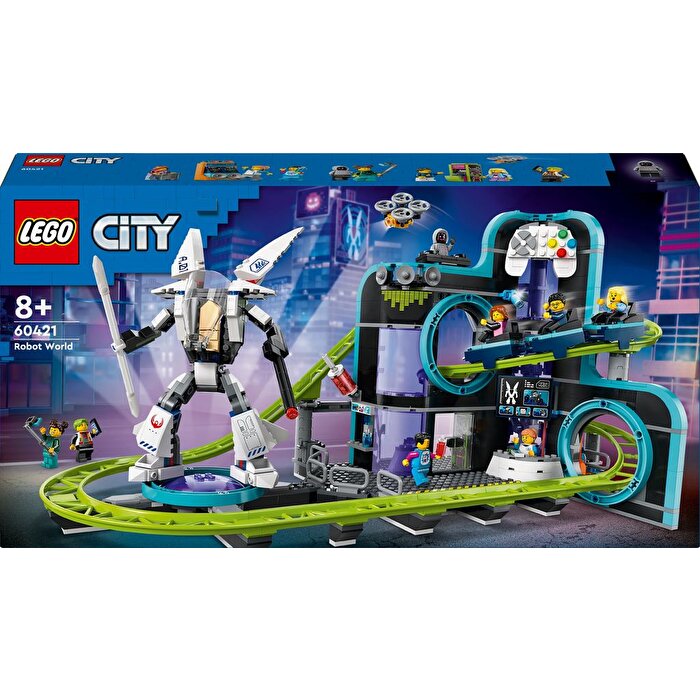 LEGO City Robot Dünyası Hız Treni Parkı 60421