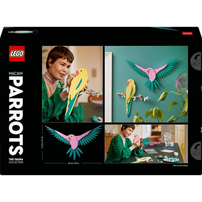 LEGO Art Fauna Koleksiyonu Macaw Papağanları 31211
