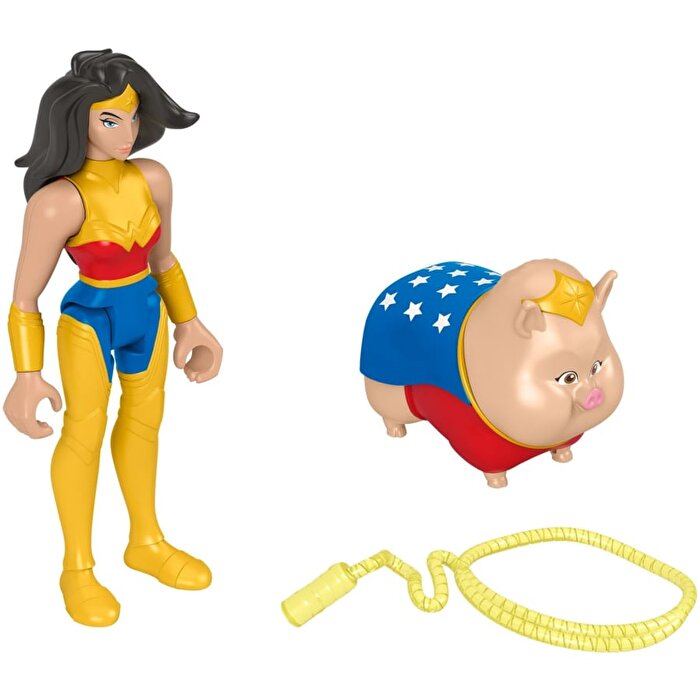 Fisher Price DC League Of Super Pets Wonder Woman ve Pig HGL04