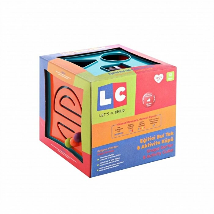 Let's Be Child Eğitici Bul-Tak Küp