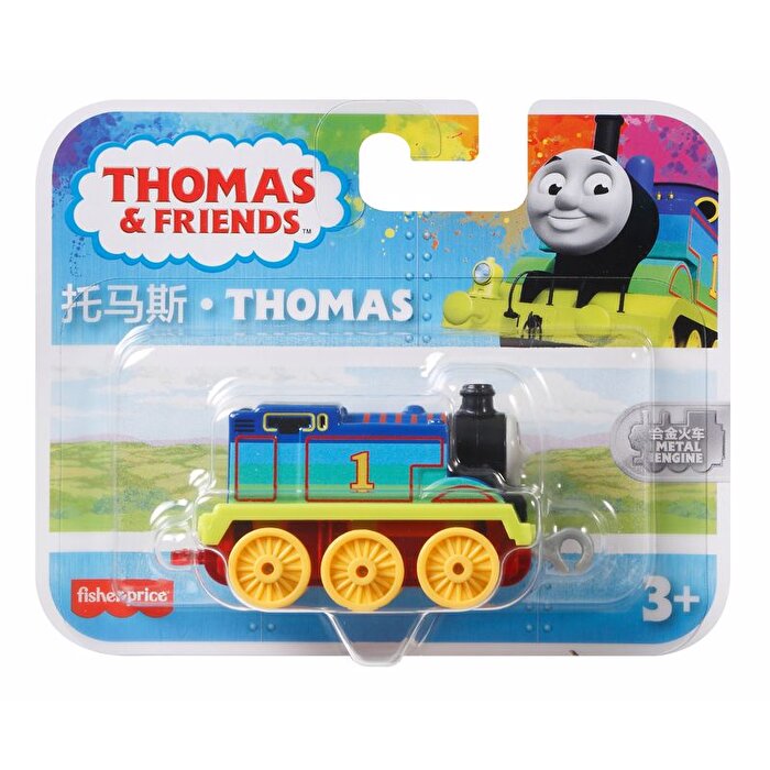Thomas ve Arkadaşları Trackmaster Sür-Bırak Küçük Tekli Trenler Lokomotif Tren Rainbow Thomas GYV69
