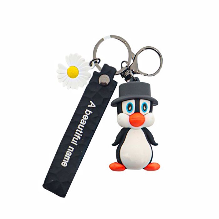 Giftpoint Animal Şapkalı Penguen Anahtarlık