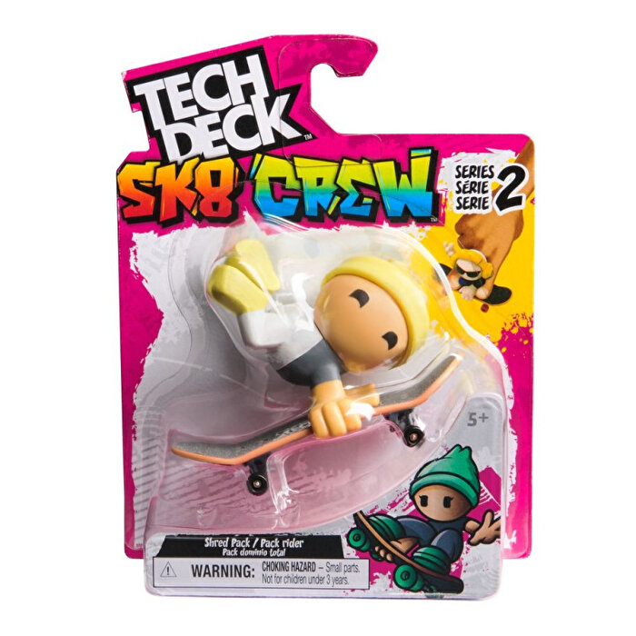 Tech Deck SK8 Crew Figürlü Parmak Kaykayı 6
