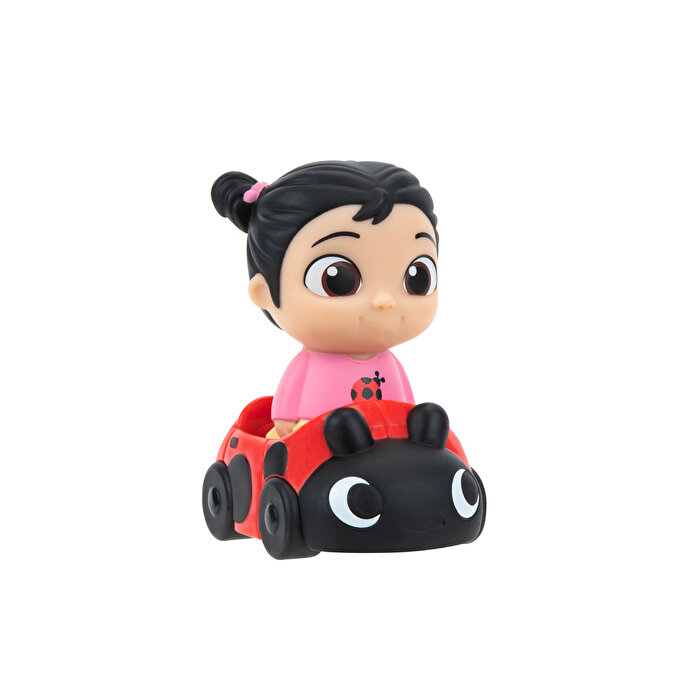 Cocomelon Araçlı Tekli Figür Cece's Ladybug Cruiser